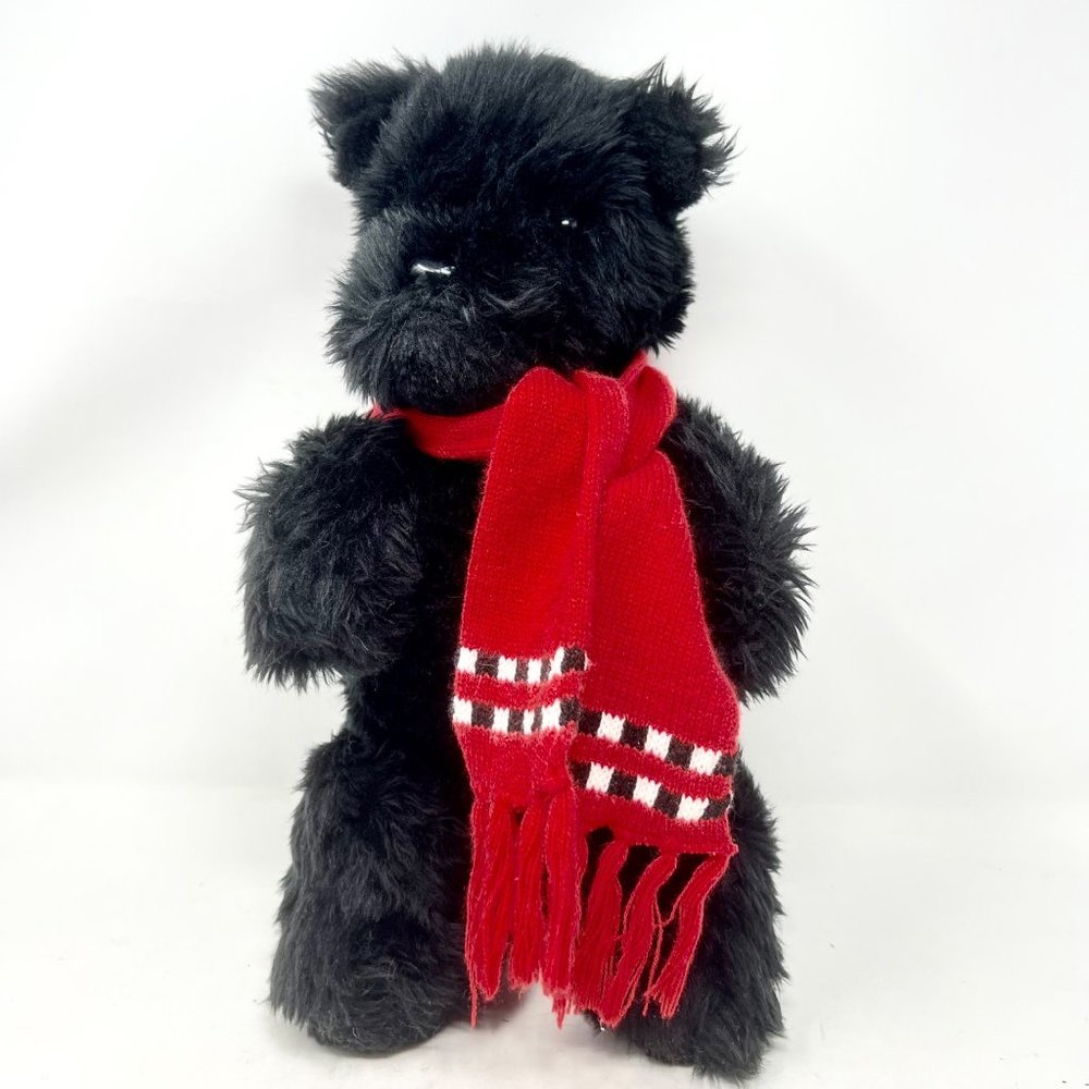 Dept 56 Black Scottie Dog with Red Scarf 15" Tall‎